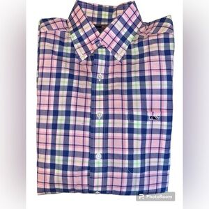 Vineyard Vines Slim Fit Tucker Plaid Button Down Shirt Men’s M